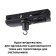 Adapter/holder for a single -phase two -wire track without current pipeline for Novotech lamps. RAMO, 20x80x35 mm, black color