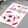 Tattoo on the body color "football" 12x7.5 cm