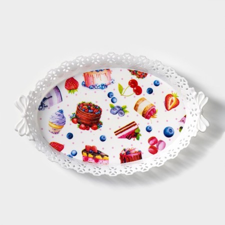Oval shares "Pastoral", 36 × 22 × 5 cm, color mix-4
