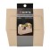 QWERTY organizer for storage, from felt, 6 l, beige color