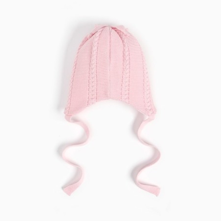 Hat for girls, pink color, size 40-42 cm-2