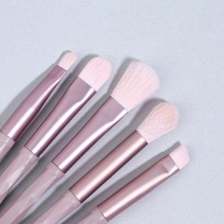 A set of makeup brushes, 5 objects, lilac color-6