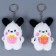 Soft toy "Dog" on a key fob, 11 cm, color mix