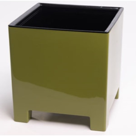 Plastic pot Live-In-Green with the Nard tab, d = 14 cm, 2.1 l, color fern
