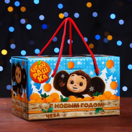 Gift box "Cheburashka", parcel, 20 x 12 x 12 cm-1