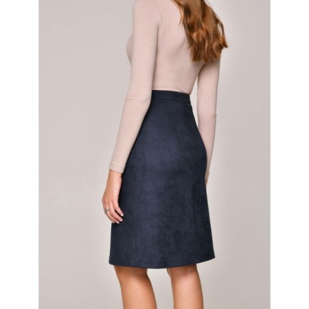 Women's skirt Office Chic, size XS, DEEP NIGHT color-5