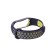 Luazon strap for fitness bracelet Mi Band 5/6/7, with perforation, black-green