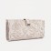 Women's wallet on the button, beige color