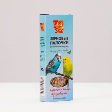 Seven Seeds sticks for parrots, tropical fruits, 3 pcs, 90 g