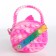 Bag's bag with lightning, pink color