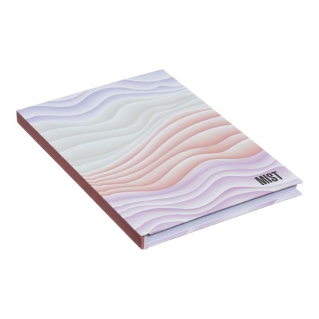 A5 BUSINESS BLOCT, 96 sheets in the "MIST" cage pink, hard cover, matte lamination, selective varnish, block 65 g/m2-1