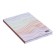 A5 BUSINESS BLOCT, 96 sheets in the "MIST" cage pink, hard cover, matte lamination, selective varnish, block 65 g/m2