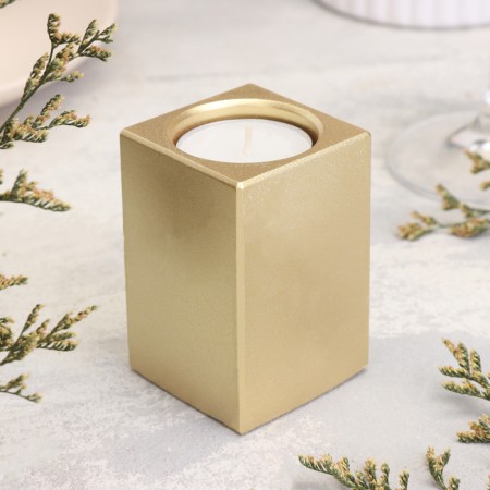 Square Square from gypsum, 5x8cm, gold