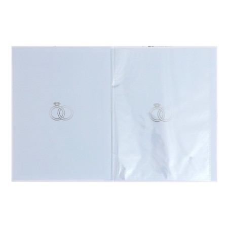 The folder for the certificate of marriage "Flowers", 23.5 x 31.5 cm.-3