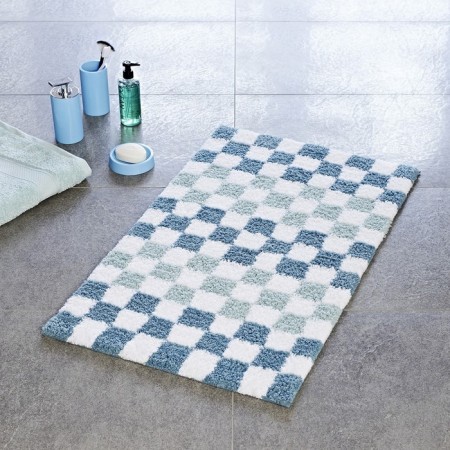 Grand Prix bathroom mat, blue/blue color 55x85 cm-1