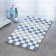 Grand Prix bathroom mat, blue/blue color 55x85 cm