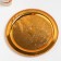 Serving tray "luxury", d = 31.5 cm, gold color