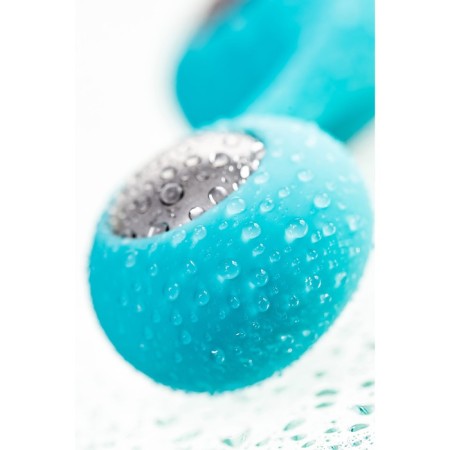 Vaginal balls L’Eroina by Toyfa Futa, silicone, blue color, 11 cm-11