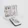 The manicure set "Fortune", 6 items, in a case, black, white
