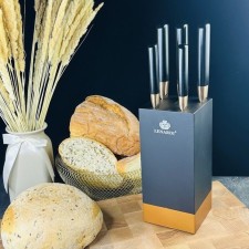 Lenardi knife set, on a stand, 6 items