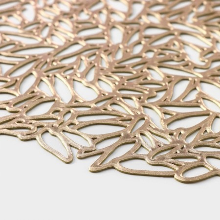 Serving napkin on the table "Manifik", d = 38 cm, gold color-4