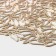 Serving napkin on the table "Manifik", d = 38 cm, gold color