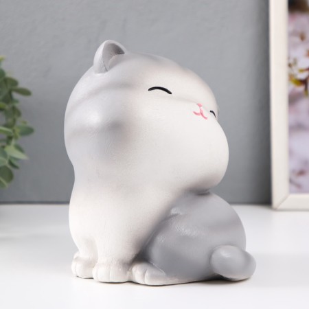 Figure "kitten" height 17 cm, width 13 cm, length 14 cm.-2
