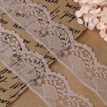 Capricon lace, 40 mm × 10 ± 1 m, powder color-1