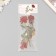 Plastic stickers "Flowers and quotes. Red roses" set 12 pcs 8.5x21.5x0.2 cm
