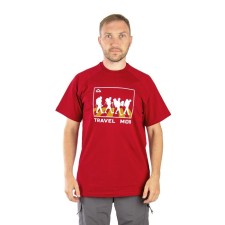 T-shirt Payer Travel Mob, Cotton, Bordeaux, XS