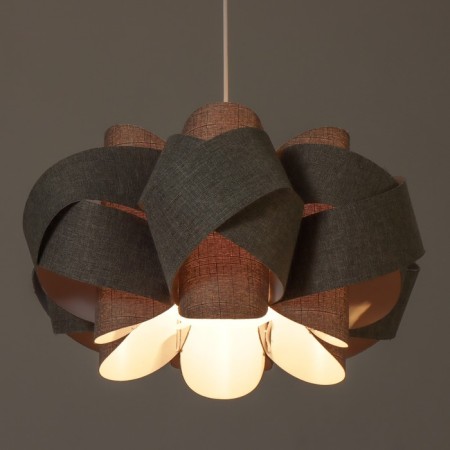 Lamp Bayerlux "Trace" E27 15W gray 45.5x42.5x26.5-126 cm-3