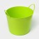 The underwear basket is soft, 27 l, 37.5 × 37.5 × 30 cm, the color is bright green