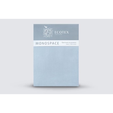 Glass sheet "Monospace", size 140x200x23 cm, color gray-blue-3
