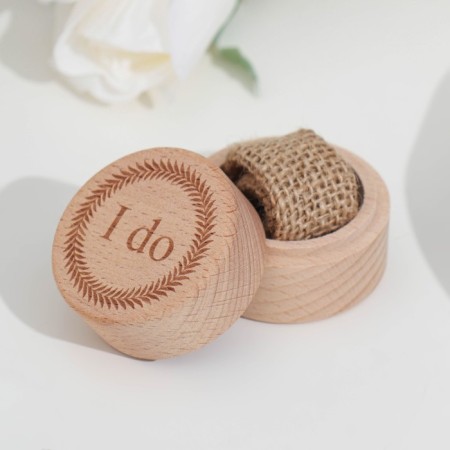 Casket for rings "Consent", Beech, 5.2x4.2 cm-3
