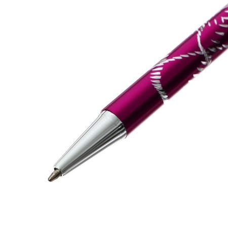 Ballic handle, automatic, "curls" 0.5 mm, blue rod, mix-2