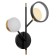 Bra 2292/2 LED 30W 3000-6000K black and gold 39x36x6 cm