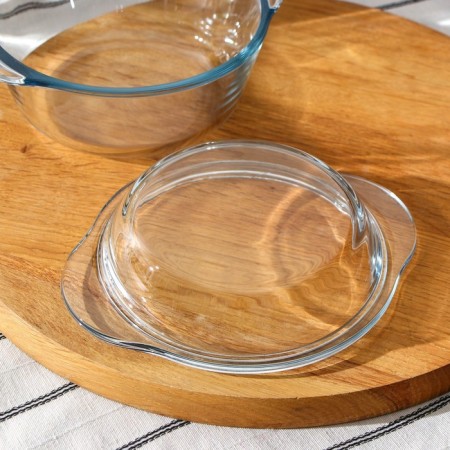 Borcam baking pan, glass cover, 840 ml, 430 ml-1