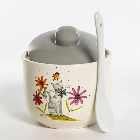 Elrington Sugar "Gray Cat", with a spoon, 320 ml-2