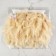 Tesma with feathers turkey, 13-17 cm, 5 ± 0.5 m, cream color