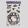 Vinyl stickers on the windows "New Year's Wreath", reusable, 20 x 34 cm, New Year