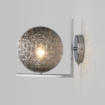 Sconces with a glass ceiling Shape, 60W, E14, 28x20x25 cm-1