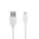Luazon cable, microUSB - USB, 1 A, 1.5 m, thickened, white
