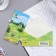 Money envelope "Happy Birthday!" Cutting, bicycle, house, glade, 8.7x16.7 cm