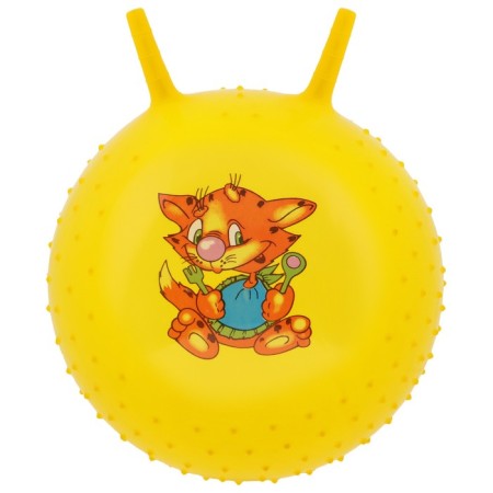 The bunch of a jump with horns "Happy Smiles", Massage, D = 45 cm, 350 g, mix-7