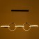 Judy chandelier LED 35W 3000-6000K Black 102xx120 cm