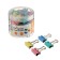 Calligrata clamps set, 4 colors, 15 mm, 60 pcs., In a plastic tube, mix