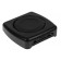 Torso cup holder in a car, black