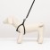 The set is two-layer, leash 130 x 1 cm, og 25-38 cm, black