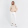 Hudy female minku: casual collection beige color, pr 52