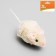 Cavaling fur mouse small, 8.5 cm, beige
